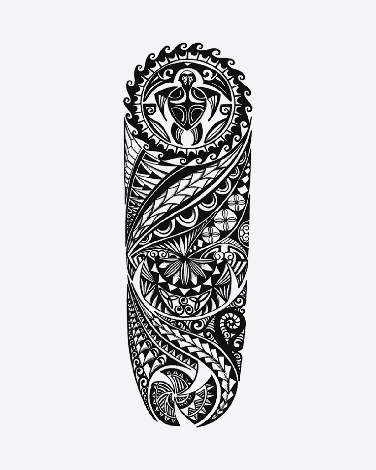 Tribal Turtle Sleeve
