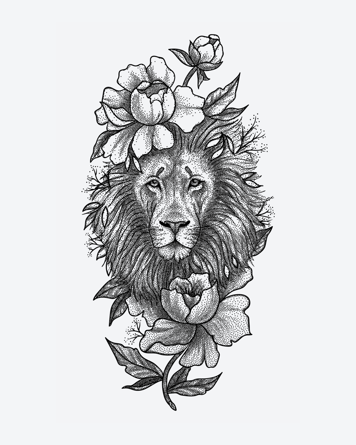 Floral Lion