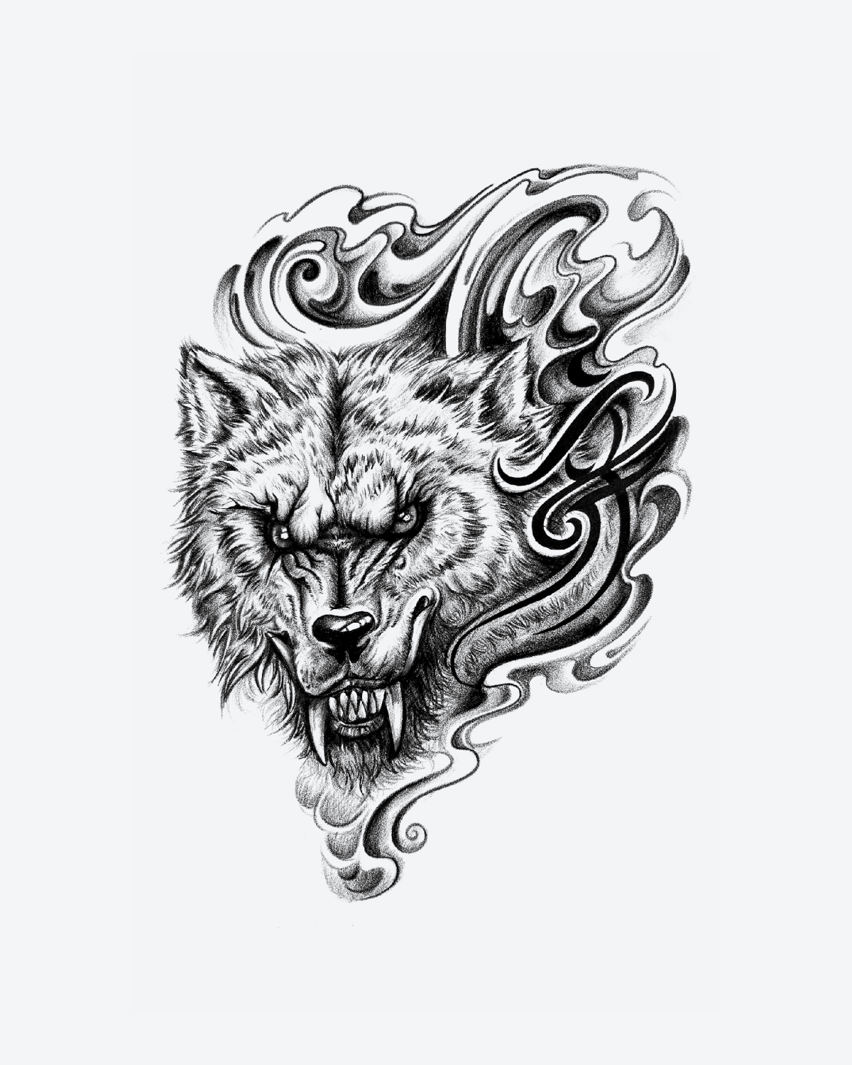 Wolf In Mist